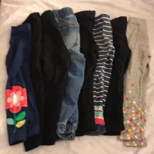 Bundle- 8 pairs girls 3T pants